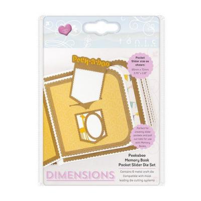 Tonic Studios Stanzschablonen - Dimensions Peekaboo Slider Die Set